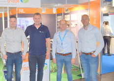 Peter Hogervort van Elpress, Andre van der Beek van VHM, William van Steenbruggen van Colubris, Benno Grimberg van Foodtec Gruppe en Maarten de Geus van Elpress. Foodtec Gruppe verzorgt de promotie op de Duitse markt voor een aantal samenwerkende bedrijven.